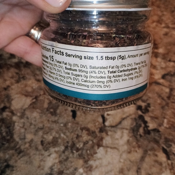 Roasted Seaweed Flakes - A Blend Of Hand Harvested Atlantic Seaweed 1.41 Oz.New - Picture 6 of 6